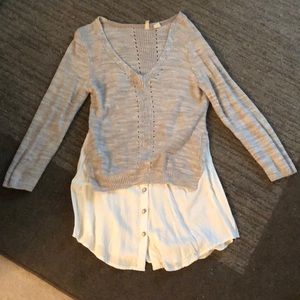 Anthropologie sweater shirt